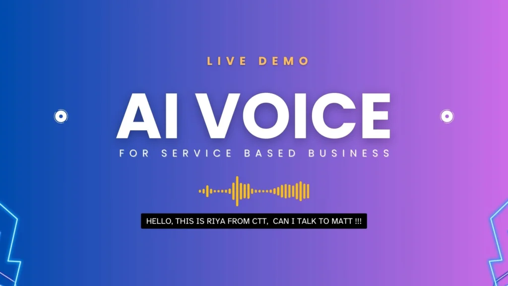 Ai voice agent for customer support & booking appointment